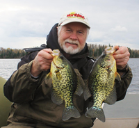 Crappies caught by Greg Clusiau