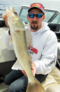 Walleye caught on Upper Red Lake by Jamie Dietman