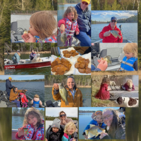 image of Gussa Ray with first crappie on fishing trip May 3, 2026