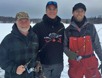 image of justin bailey and greg clusiau hosting fishing trip for james holst